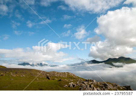 Far Oer Danmark Vestmanna Cliffs Panorama view 23795587