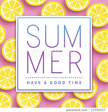 Trendy summer poster Trendy summer poster 23795837