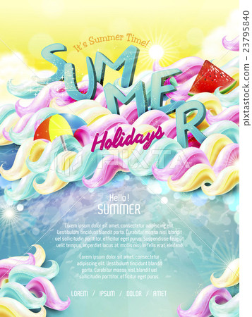 Summer holiday poster Summer holiday poster 23795840