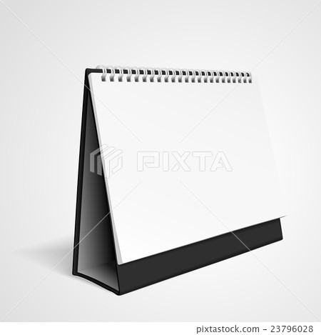 blank desktop calendar 23796028