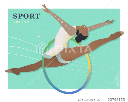 Rhythmic gymnastics poster Rhythmic gymnastics poster 23796155