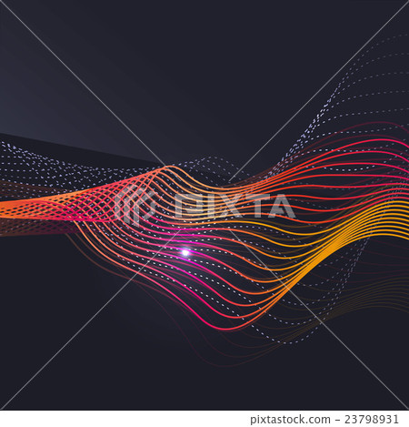 Smoke pattern on dark background Smoke pattern on dark background 23798931