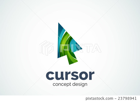 Cursor logo template, mouse pointer and arrow Cursor logo template, mouse pointer and arrow 23798941
