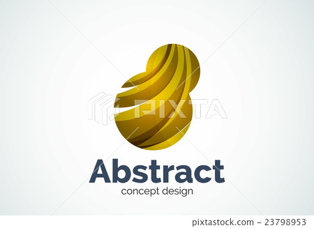 Abstract bubble logo template, thinking cloud Abstract bubble logo template, thinking cloud 23798953