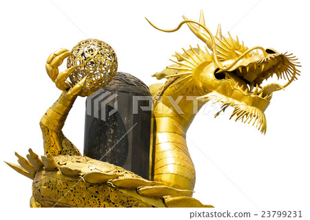 golden asian dragon made of recycle metals golden asian dragon made of recycle metals 23799231