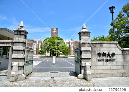 Kyoto University headquarters main gate 23799396