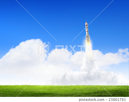 Rocket Space Ship . Mixed media Rocket Space Ship . Mixed media 23801781