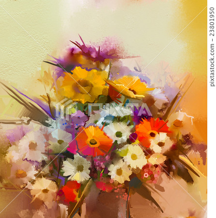 Oil painting flowers in vase Oil painting flowers in vase 23801950