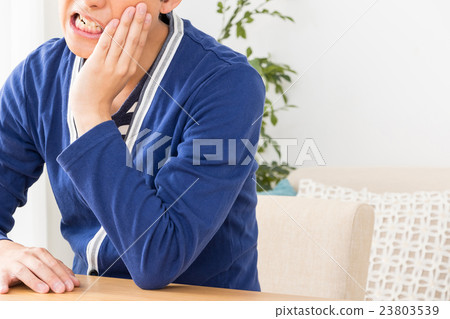 Toothache painful toothache male portrait man man living copy space Toothache painful toothache male portrait man man living copy space 23803539