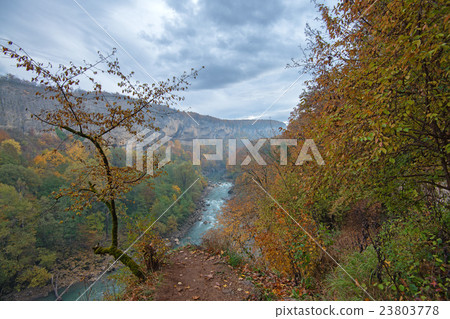 Mountain river landscape Mountain river landscape 23803778