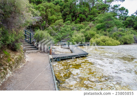 Wai-O-Tapu Thermal Wonderland in Rotorua. 23803855