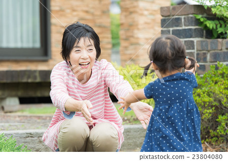 Grandma and grandson 23804080