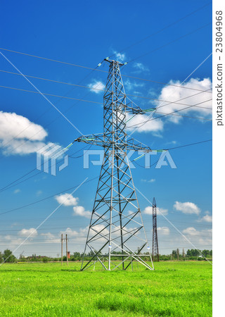 Hi -Power Transmisson electric  Line  23804968