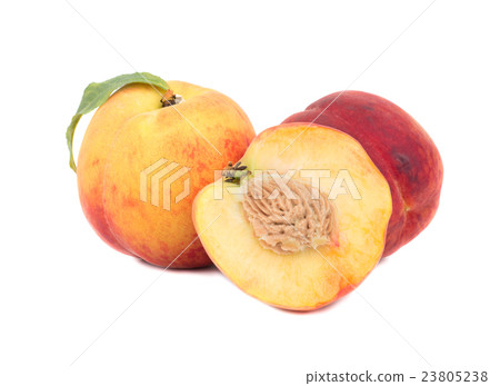 Peach with half 23805238