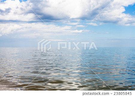 gray and white clouds over Azov Sea 23805845