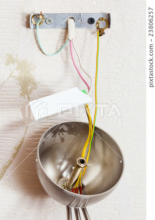 disassembled old wall light close up disassembled old wall light close up 23806257