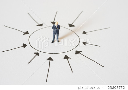 Business concept of Center management. 23808752