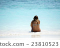 summer vacation happiness carefree happy woman 23810523