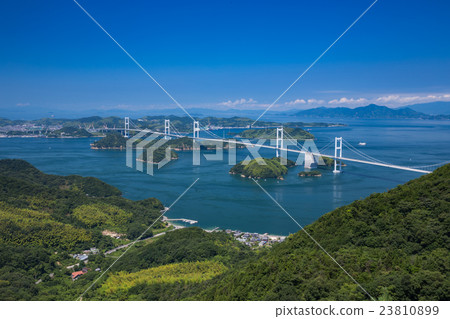 來島海峽大橋(島波海道)的地域景觀 來島海峽大橋(島波海道)的地域景觀 23810899