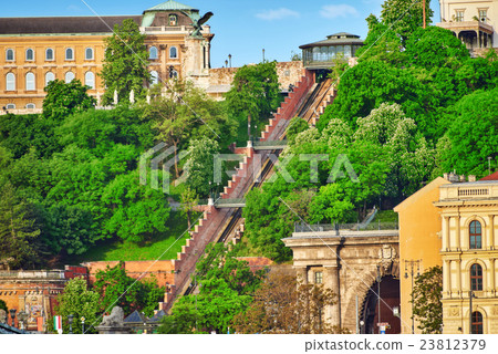 Funicular to lift up the mountain Funicular to lift up the mountain 23812379