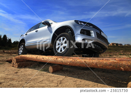 test drive of SUV car test drive of SUV car 23815730