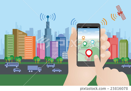 Smartphone appliances and city using location information 23816078