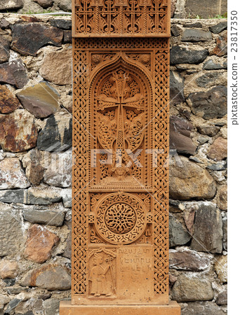 Khachkar, the sacred cross-stone Khachkar, the sacred cross-stone 23817350