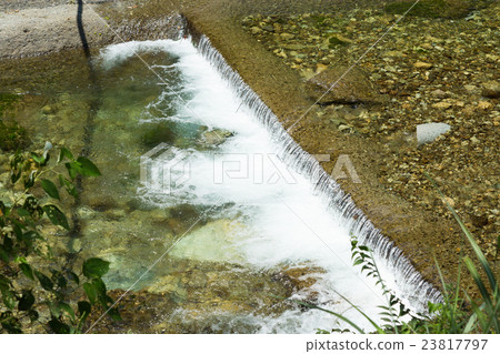 Kitsu River in dam weirs Shizuoka 23817797