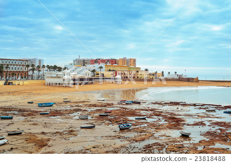 La Caleta Beach in Cadiz, Spain La Caleta Beach in Cadiz, Spain 23818488