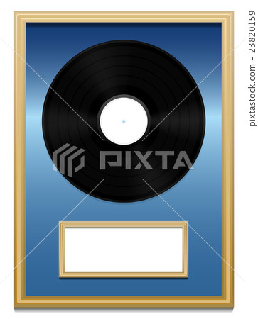 Vinyl Record Music Award Plaque Unlabeled Vinyl Record Music Award Plaque Unlabeled 23820159
