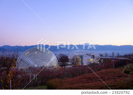 Evening scenery of Kofu View from Fuefukugawa Fruit Park 23820792