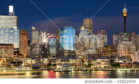 Sydney Darling Harbour nightscape 23822010