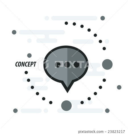 black color bubbles talk concept black color bubbles talk concept 23823217