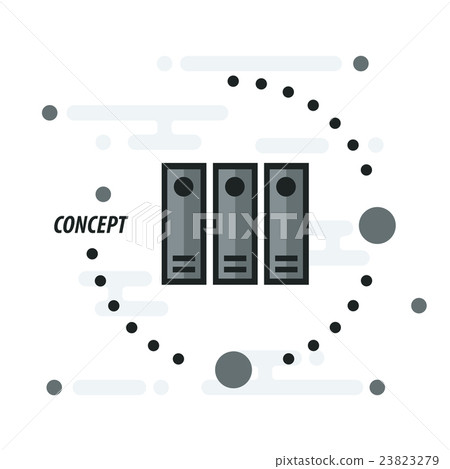 Binders concept black Binders concept black 23823279