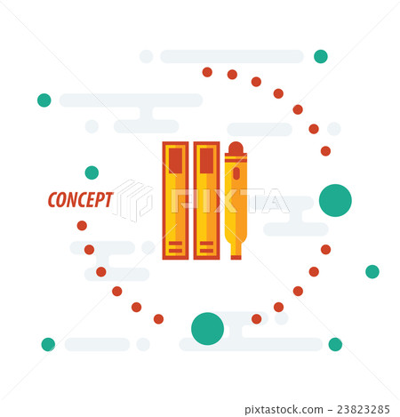 Binders concept and pen yellow Binders concept and pen yellow 23823285