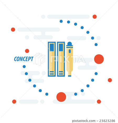 Binders concept and pen Binders concept and pen 23823286