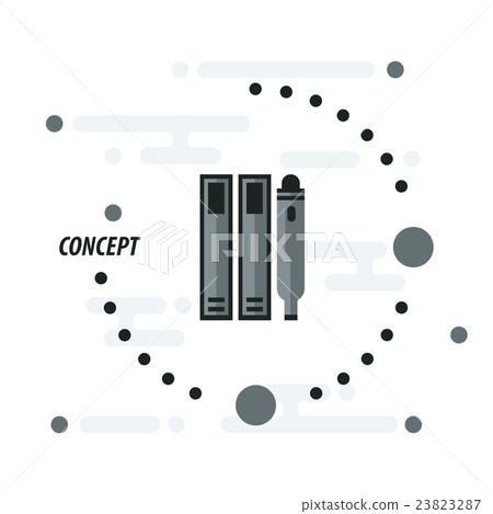 Binders concept black Binders concept black 23823287