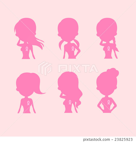 woman breast cancer concept woman breast cancer concept 23825923