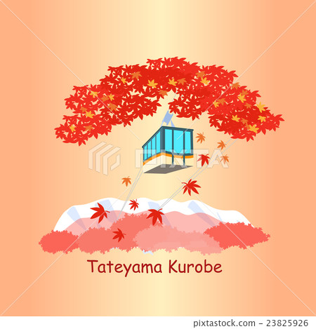 cartoon japan tateyama kurobe cartoon japan tateyama kurobe 23825926