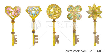 鑰匙的例證 23826036