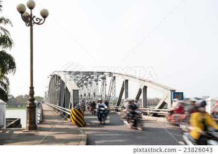 Chang Tien Bridge crossing the Phorn River of Hue Chang Tien Bridge crossing the Phorn River of Hue 23826043