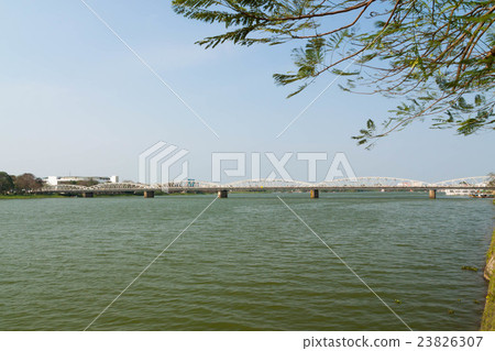 Chang Tien Bridge crossing the Phorn River of Hue Chang Tien Bridge crossing the Phorn River of Hue 23826307