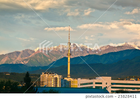 tv tower hill mountain Almaty tv tower hill mountain Almaty 23828411
