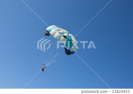 paraplan parachute in sky 23828453
