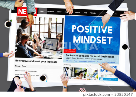 Positive Mindset Focus mental Optimistic Spiritual Concept 23830147