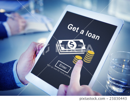 Loan Borrowing Budget Capital Credit Accounting Concept 23830443