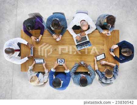 Communication Connection Digital Devices Technology Concept 23830542