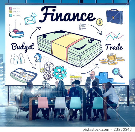 Finance Money Debt Expenditure Trade Concept Finance Money Debt Expenditure Trade Concept 23830543