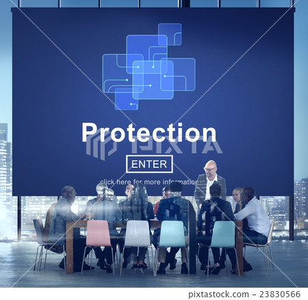 Protection Safety Security System Privacy Policy Concept Protection Safety Security System Privacy Policy Concept 23830566