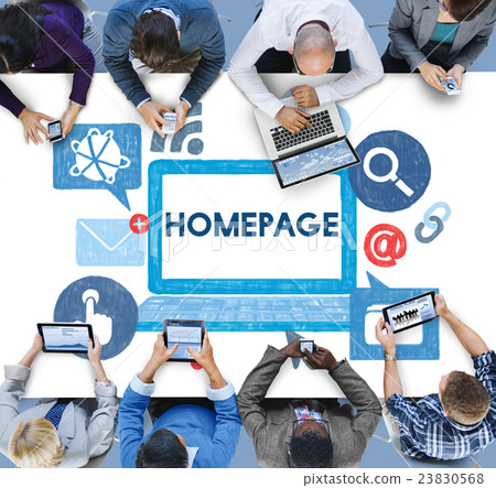 Homepage Address Digital Technology Connection Concept Homepage Address Digital Technology Connection Concept 23830568